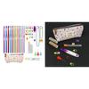 Crochet Hooks Set Aluminium Crochet Needle for Crocheting with Ergonomic Handle