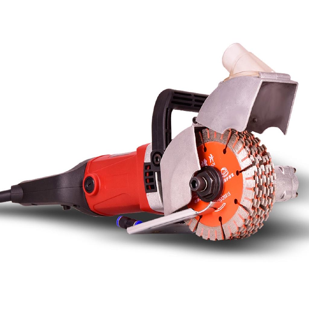 220V Slotting Machine For Granite Marble Steel Concrete 4500W Electric Wall Chasers Groove Cutting Wall Slotting Machine