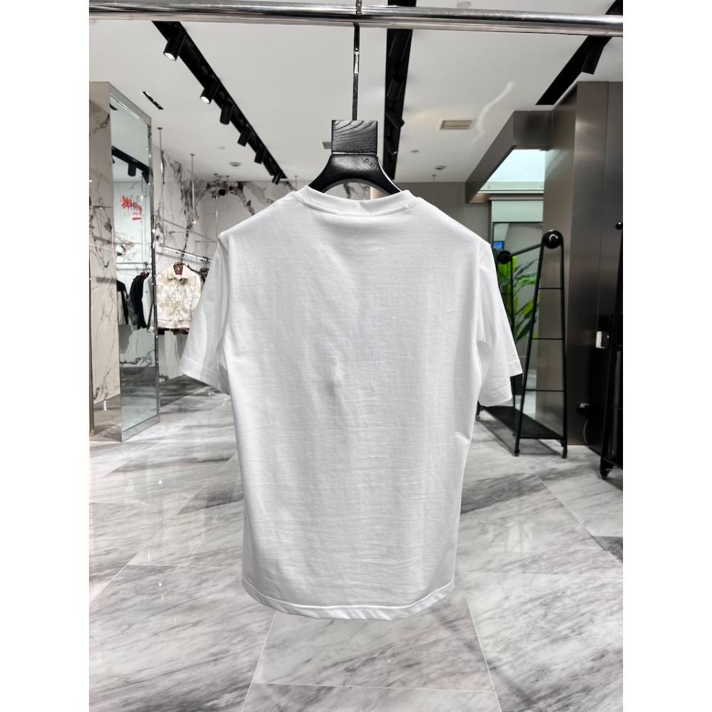 Men Motorcycle Tee Fashion Summer Cotton Round Neck Top Korean Trendy Brand Marithe Short-sleeved Jennie's Same T-shirt