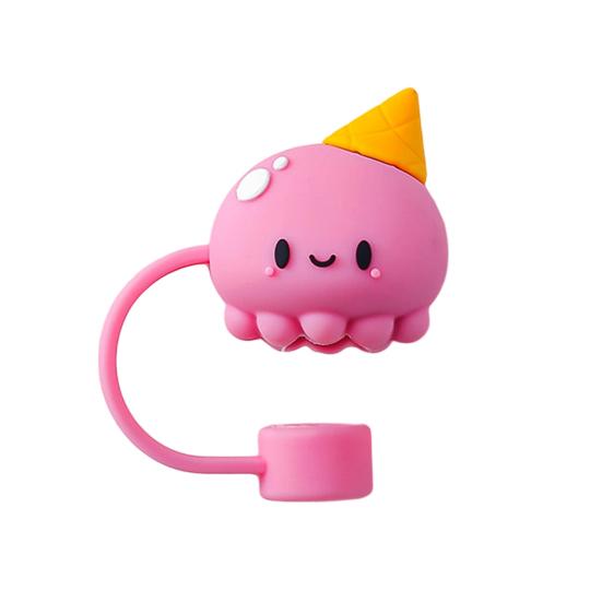 Cute Straw Covers Cap Leak-proof Straw Cap 10mm Diameter Drinking Straw Cover Dust-Proof Straw Lid for 30oz 40oz Tumblers And Outdoor Travel