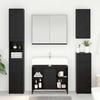 Washbasin Cabinet Black Oak Effect 80 x 33 x 60 cm