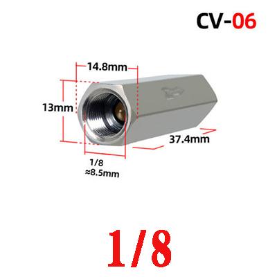 1 Pezzo Valvola di Ritegno Pneumatica Valvola di Controllo Valvola Aria 1/8 1/4 3/8 1/2 3/4BSP filettatura interna in ottone valvola di ritegno pneumatica unidirezionale