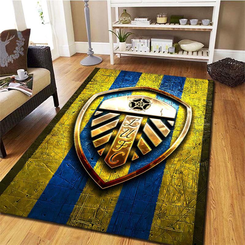 Leeds United F.C Carpet Rug for Living Room Bedroom Home Sofa Decoration,Kids play Non-slip Floor Mat