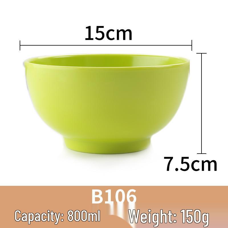 A5 Melamine Small Bowl for Soups, Rice & Porridge - Ideal for Restaurants & Dining Halls.