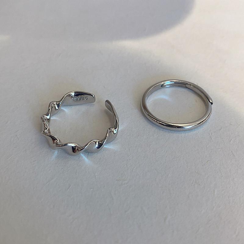 Chic And Elegant Copper Wave Ring For Women Unique Open Adjustable Design Perfect For Outfit Any