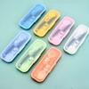 Youngsters's Simple and Cute Cartoon Sports Car Fork and Spoon Youngsters Youngsters's Fork and Spoon Fruit Independent Eating Cartoon Tableware