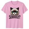 Judging You Silently Cat T-Shirt Funny Pet Lover Tee Gift
