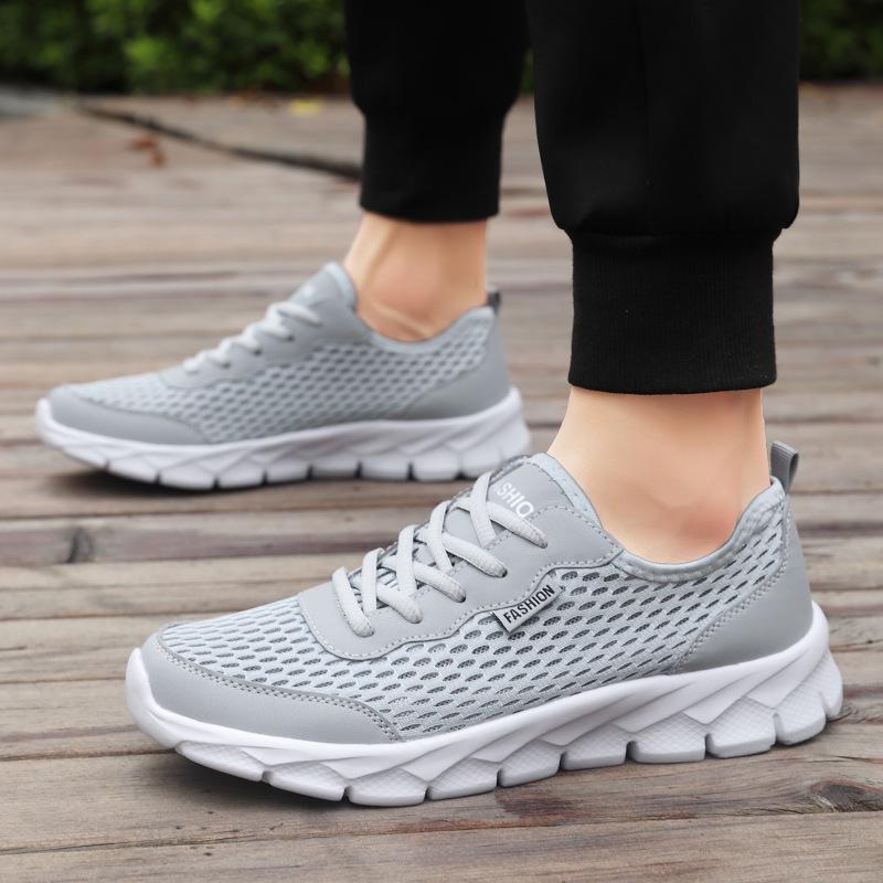 Men's Summer Breathable Mesh Sneakers - Lightweight, Soft Sole Casual Shoes