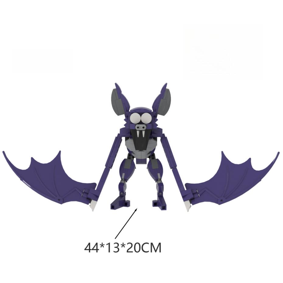 99 Nächte im Wald Spiel mit Bausteinen und Spielzeug Geburtstagsgeschenk Kinderspielzeug Hirsch Eule Ziege Monster Plastik Montiert