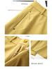 Women's Spring 2026 Nine-Tenth Length Curved Leg Wide-Leg Pants - Loose, Petite, Straight-Leg Suit Style