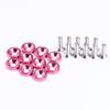 Aluminum Fender Washers Bolt Fender Washer License Plate Bolts M6x20 10Pieces/pack