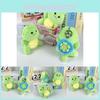 Charming Rotating Turtle Plush Pendant Fluffy Keychain Stress Relief Toy For Kids