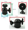 Free Head 360 Degree Rotation Inch Screw Ball Head Adapter Q88 1/4