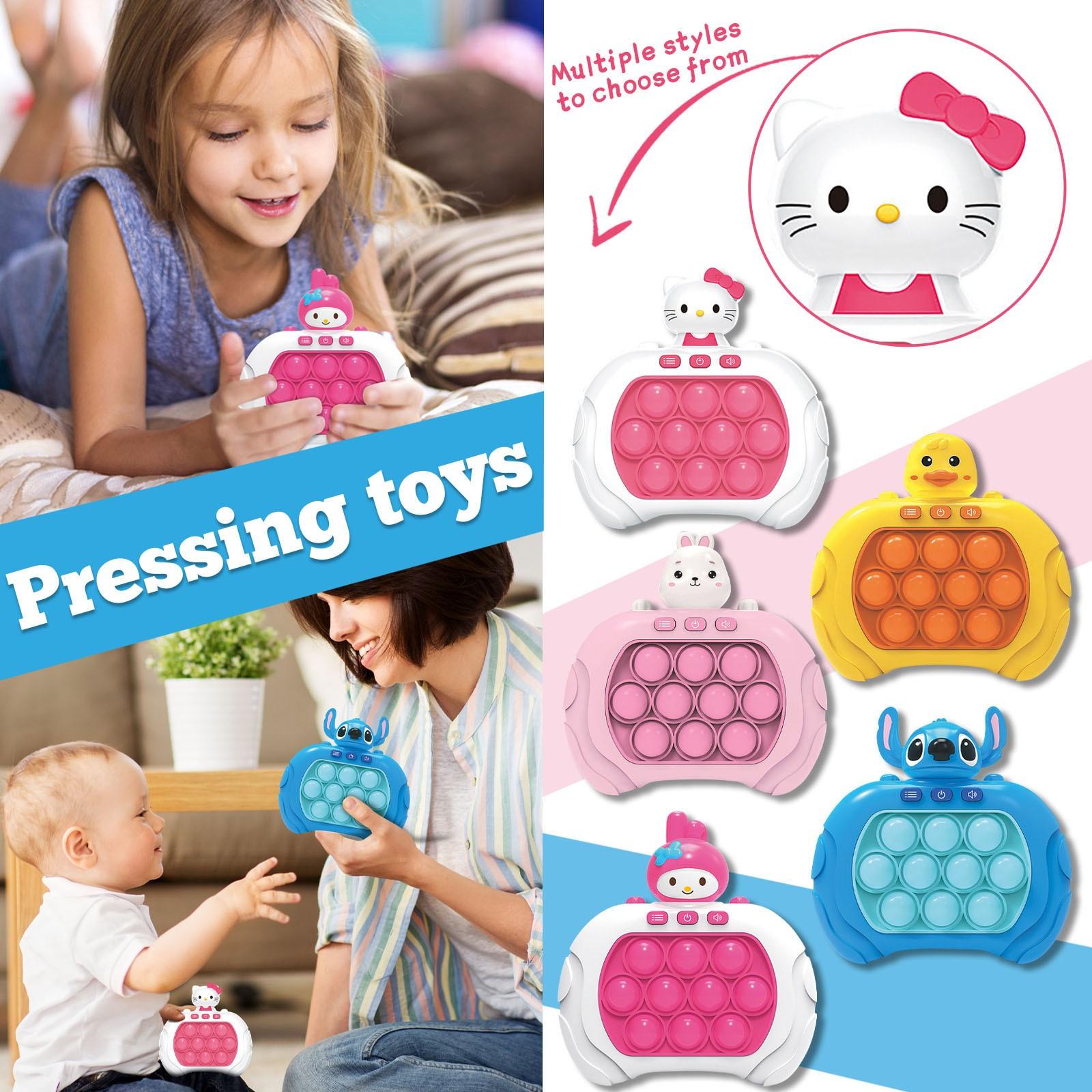 

Игрушка Fidgets, быстрая игра-толчок для взрослых, быстрая игрушка-толчок со светом для тренировки реакции для детей 3-12 лет One Size