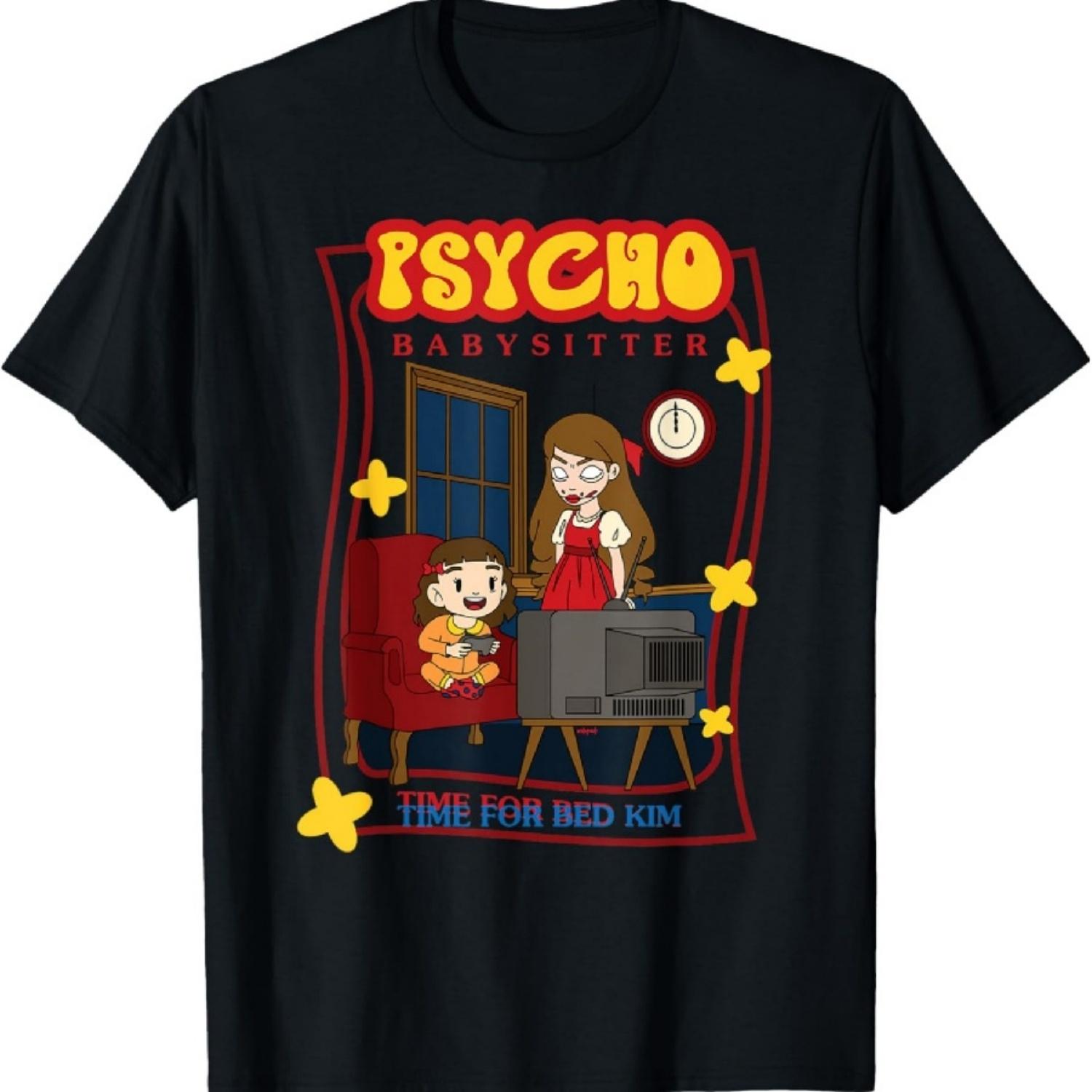 Psycho Babysitter - Time For Bed Kim T-Shirt XXXXXL чёрный