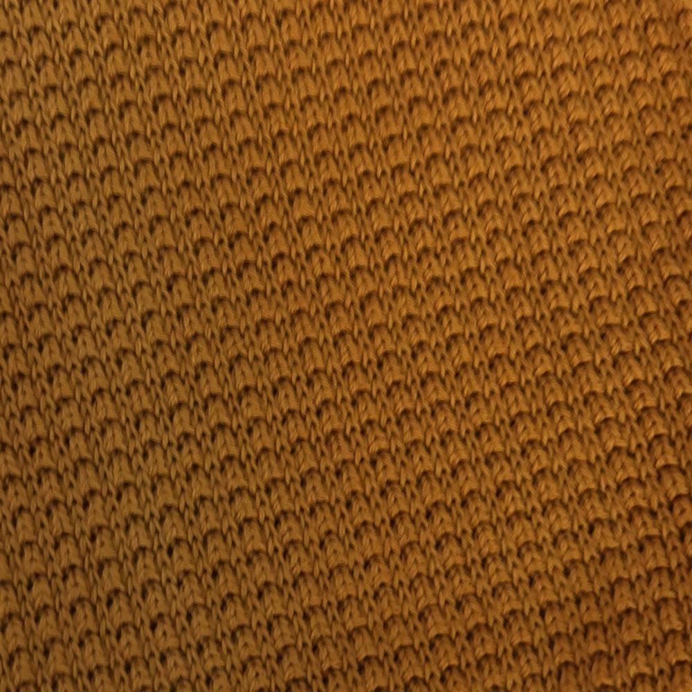 RADIALL Made In Japan Long Sleeve Lace Up Sweater M Yellow Cotton Knit Men's Used