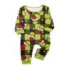 Print Cute Family Set Pajamas, Home Clothes, Family Set Long Sleeve Top Pants Set