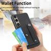 For Sony Xperia 1 VI Case Card Slot Carbon Fiber Texture Leather+PC+TPU Phone Cover