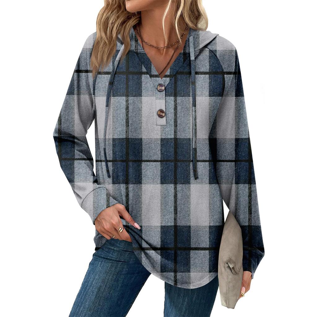 Women's Fashion Women's Lightweight Long Sleeve Pullover With Pockets Preppy Graphic Hoodie