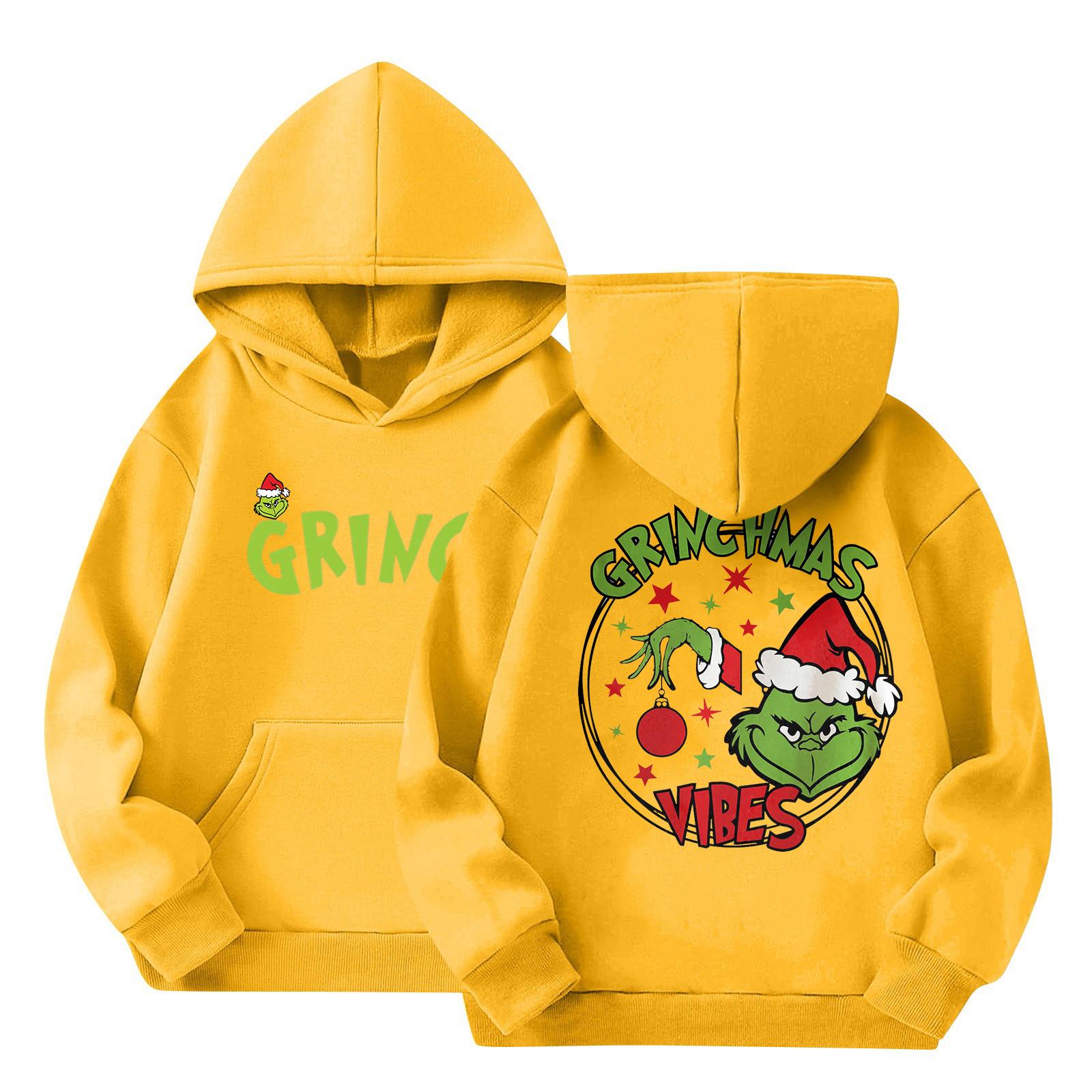 

Милые толстовки для подростков, модные толстовки преппи с капюшоном, оверсайз рубашки с длинным рукавом, одежда для детей 110 жёлтый