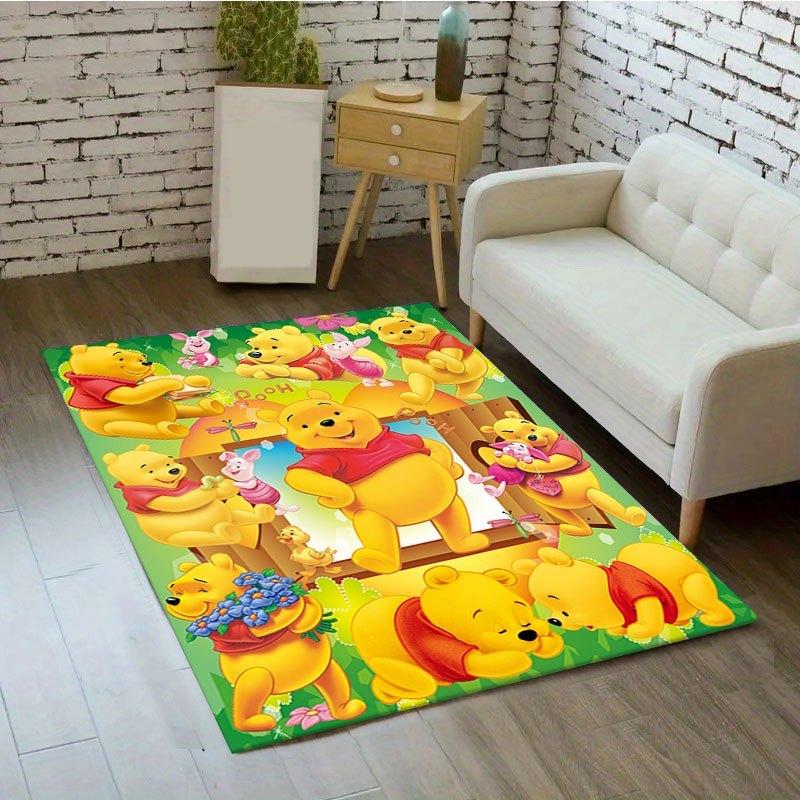 1pc Winnie the Pooh Pattern Carpet Area Rug Non-slip Carpet Hand Washable Floor Mat Suitable For Living Room Bedroom Home Decor Room Decor C