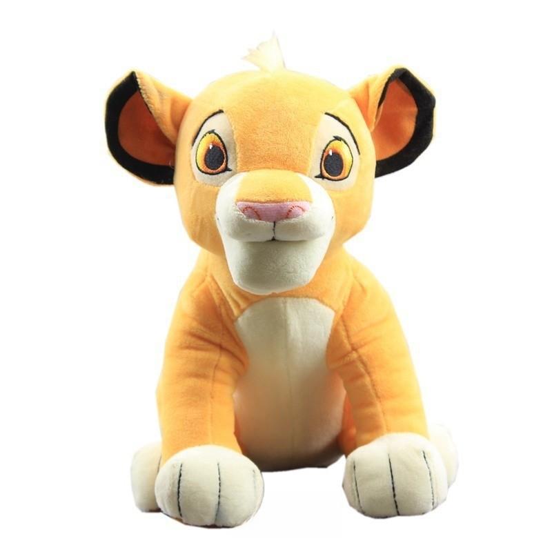 Yellow Cute Brown Lion Cartoon Plush Toy Doll For Children Gift Companion