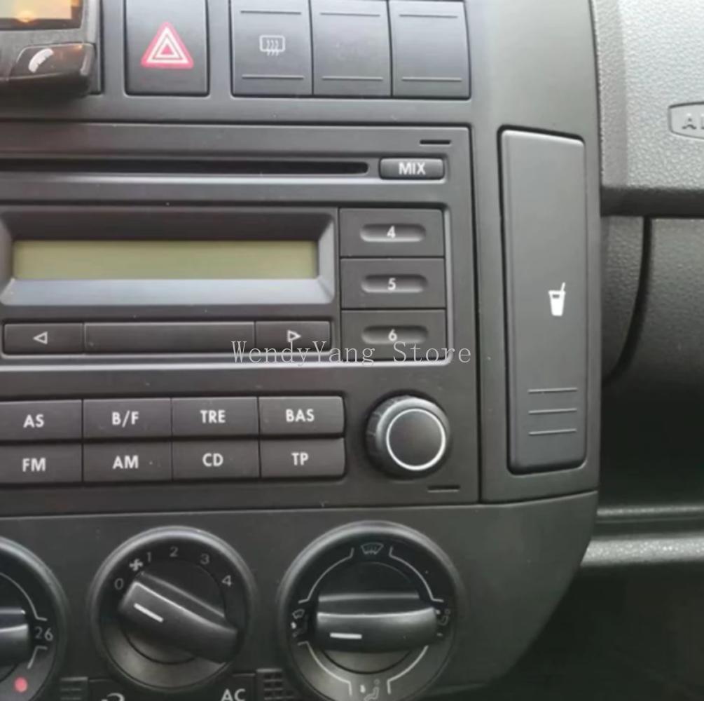 1pc Car Center Console Cup Holder or Card Slot Fit For-Polo 9N 2002 2003 2004 2005 2006 2007 2008 2009 2010 6Q0 858 602