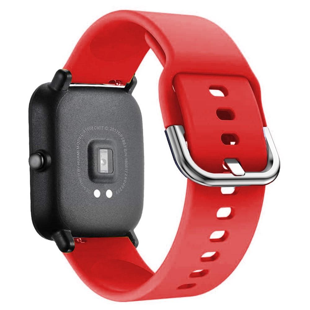 20mm 22mm Watch Straps For Amazfit GTS/2/2e/4/3/GTS2 Mini/GTR 4/47mm/GTR2/2e/3 sport silicone Bracelet Amazfit bip 6 5 3 U band