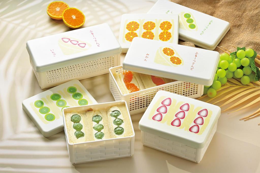 Tatsumiya OBENTO Sandwich Shine 30418 Case, Muscat, Size Approx. W19.5 D9.6 H7.8