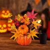 Happy Halloween Day Maple Leaf Ornaments Home Decoration Thanksgiving Day Bonsai  Home