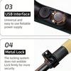 Easy To Carry 345g Travel Walking Stick With Aircraft Grade Aluminum Build And Complete Accessories Included