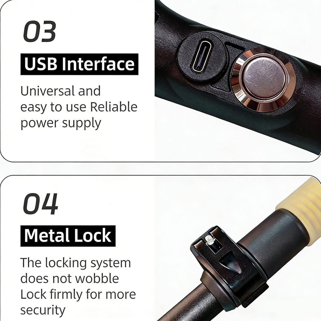 Easy To Carry 345g Travel Walking Stick With Aircraft Grade Aluminum Build And Complete Accessories Included