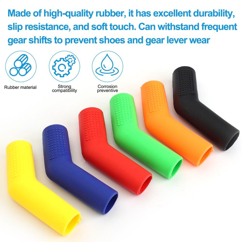 Universal Motorcycle Shift Gear Lever Cover Rubber Sock Boot Shoe Protector Shifter Case Anti Scuff Guard Moto Accessories Parts