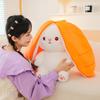 Creative Children's Doll Turned Into A Bunny Doll Doll Carrot Bunny Plush Toy Doll