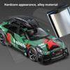 1:32 Scale RS6 Toys Miniature Models Cars Wheel Pull Back Sports Car Toy Doors Can Opened Model Vehicles for Toddler Kids Gifts