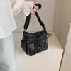 Fashion Vintage Design Women's Crossbody Bag High Quality Denim Fabric Shoulder Bag Large Capacity Tote Bag Lightweight Handbags