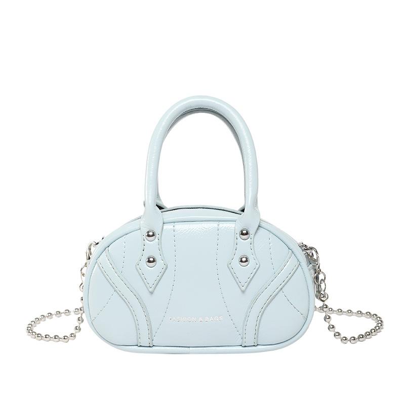 

Повседневная сумка-подушка для путешественников с цепочкой, женская, персонализированная сумка-мессенджер через плечо с дизайном ниши синий