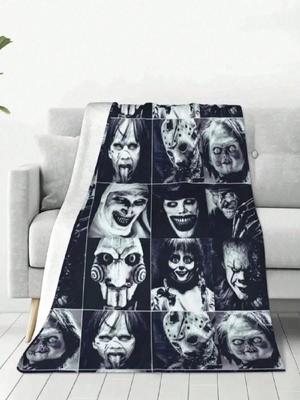 Horrorfilm Gothic Decke Scream Team Flanell Warme Überwurfdecken für Tagesdecke Sommer