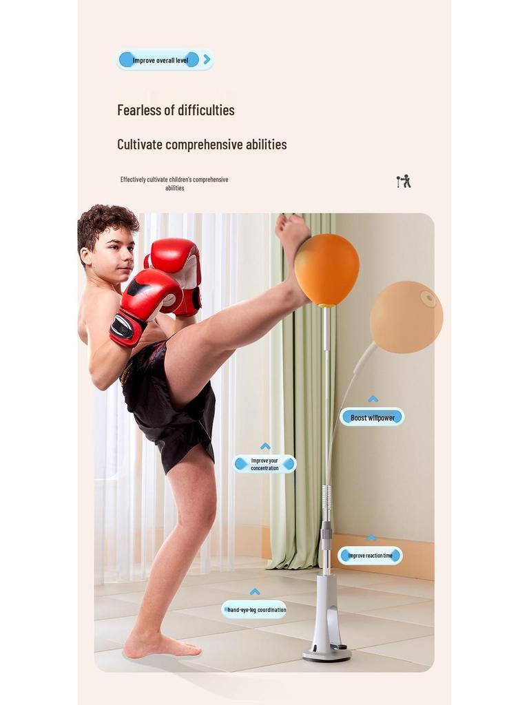 Boxing Reflex Ball for Indoor Home Training - Suitable for Kids and Adults