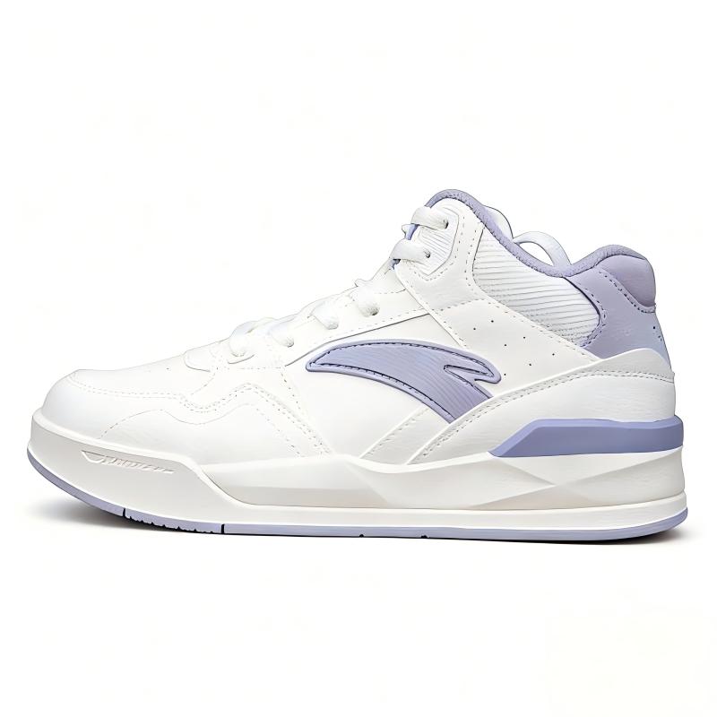 

Anta 4 Carat Comfortable Fashion Durable Lightweight Mid-Top Sneakers Kids sneakers White Purple 122548012R-2 35.5