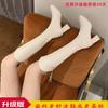 Internet Celebrities But Knee Boots Women's Autumn 2025 New Thick Heel High Heel Boots Show Legs Long Knight Boots Children
