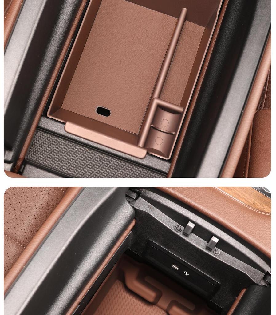 Silicone Storage Box for Mercedes GLE/GLS Center Console & Armrest