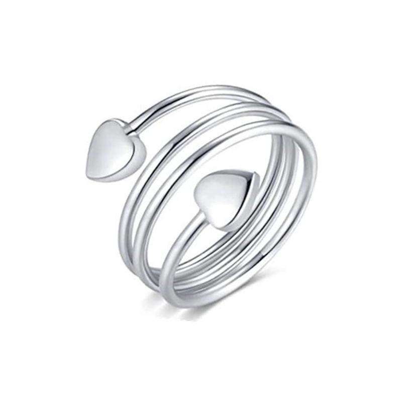 Magnet Lymph Detox Ring Love Heart Gift Women Men Magnet Therapy Rings for Pain Relief Carpal Tunnel Jewelry Gift