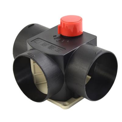 75mm Auto Zubehör Heizung Air Vent Führung T Zweig Luftauslass Vent Rohr Führung Für Eberspacher Webasto Regulierung Klappe ventil