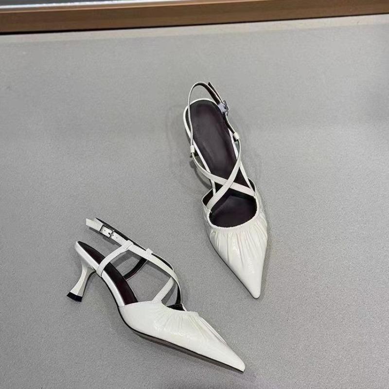Fashion 2025 Hot Sale Slingbacks Women's High Heels Classics Pointed Toe Thin Heels Buckle Strap Pumps for Fashion Daily Office & Dress