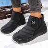 Winter cotton shoes casual cotton shoes thickened outdoor snow boots TEMU hair generation to keep warm