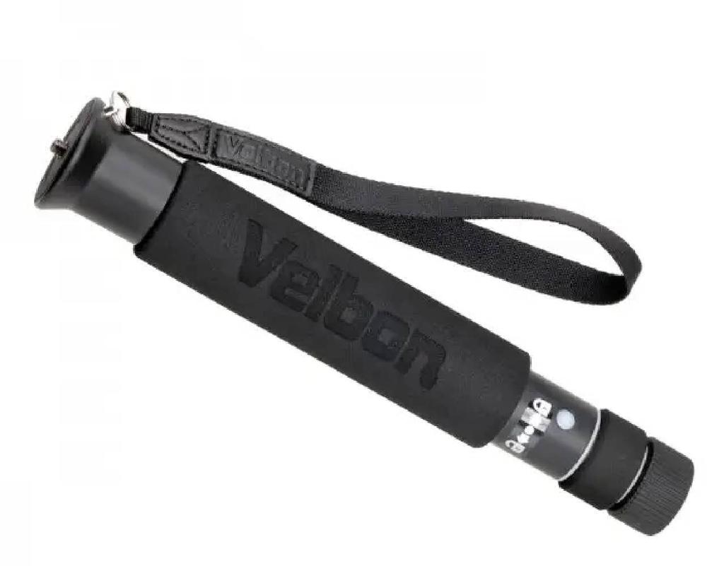 Velbon Monopod ULTRA STICK SUPER 8 Ultra Lock Leg Diameter 30mm Medium Size Head Sold Separately Pedestal Diameter 40mm Aluminum Leg Black 408334