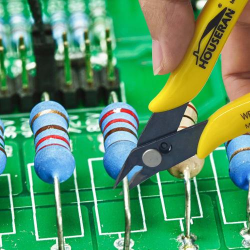 HOUSERAN Precision Nippers, 127mm Thin Blade, Plastic Model Tool, Thin Blade, Metal, Small Plastic Model, Easily Cuts Aluminum Wire, Copper Wire, Bras