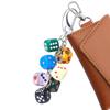 Dice Keychain Decorative Dice Key Ring Bag Jewelry Pendant Fashion Decoration For Women Men Wallets Backpack Travel Daily