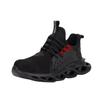 Summer Breathable Anti-smash Anti-puncture Safety Shoes with Lightweight Shock Absorption and Comfortable Flying Woven Upper